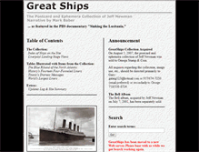 Tablet Screenshot of greatships.net